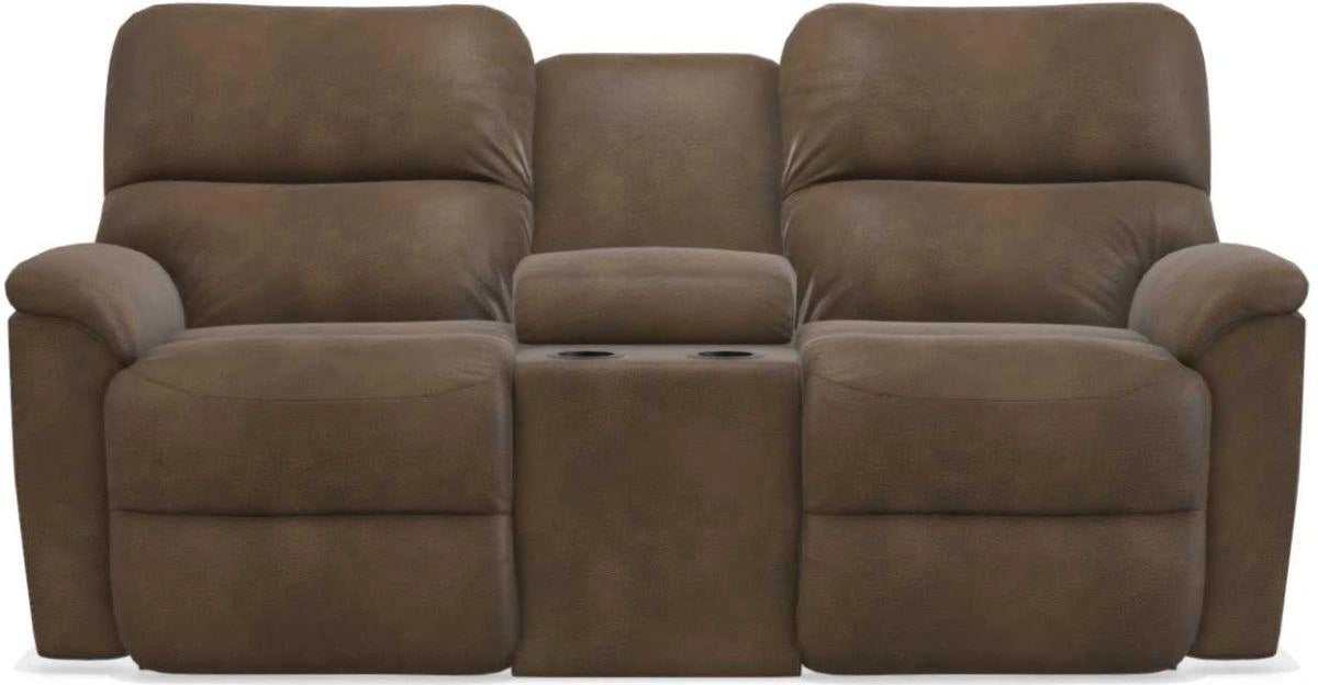 La-Z-Boy Brooks Ash Reclining Loveseat w/ Console