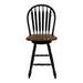 Carolina Crossing Windsor Swivel Counter Chair - Black image
