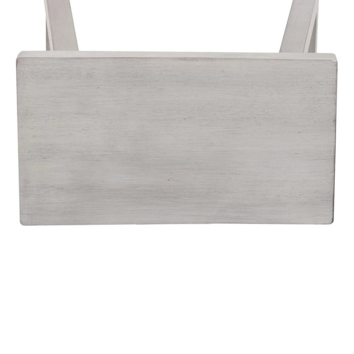Creations 30 Inch Sawhorse Stool- White image