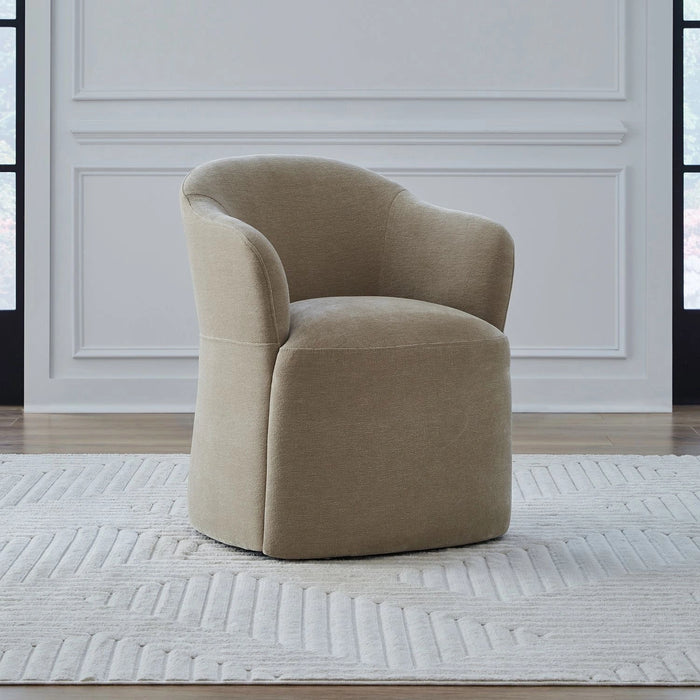 Accent Dining Accent Dining Chair w/ Casters - Wicker image