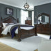 Messina Estates King California Poster Bed, Dresser & Mirror, Chest image