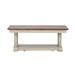 Farmhouse Reimagined Rectangular Cocktail Table in Antique White image