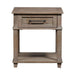 Parkland Falls End Table in Weathered Taupe image