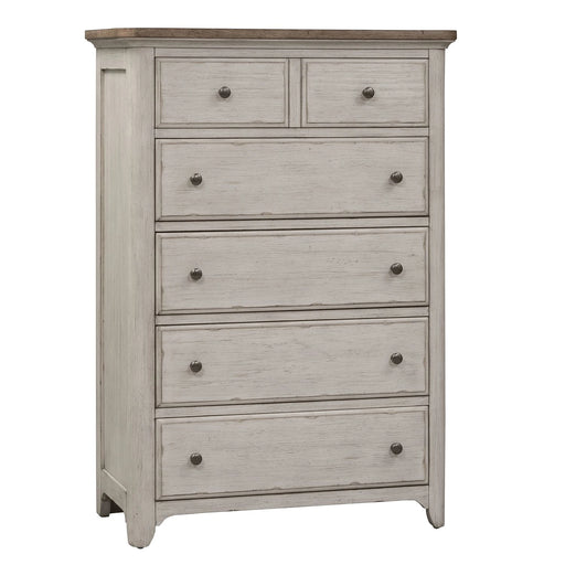 Farmhouse Reimagined Drawer Chest in Antique White image