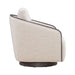 Nora Uph Swivel Accent Chair - Dark Brown image