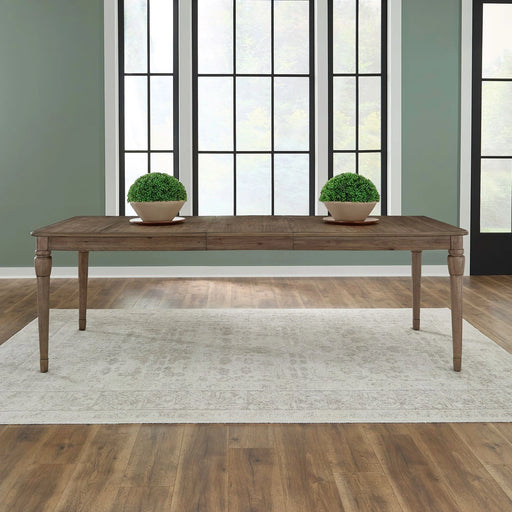 Hickory Grove Rectangular Leg Table image