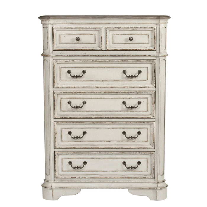 Magnolia Manor Panel Bed, Dresser & Mirror, Chest, Night Stand image