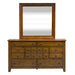 Grandpas Cabin Sleigh Bed, Dresser & Mirror image