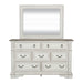 Abbey Park King California Sleigh Bed, Dresser & Mirror, Chest image