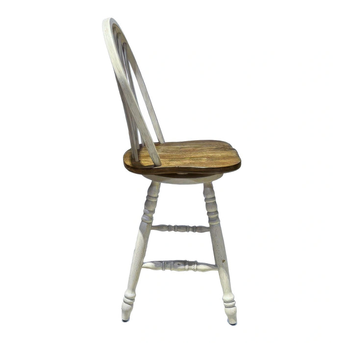 Carolina Crossing Windsor Swivel Counter Chair - White image