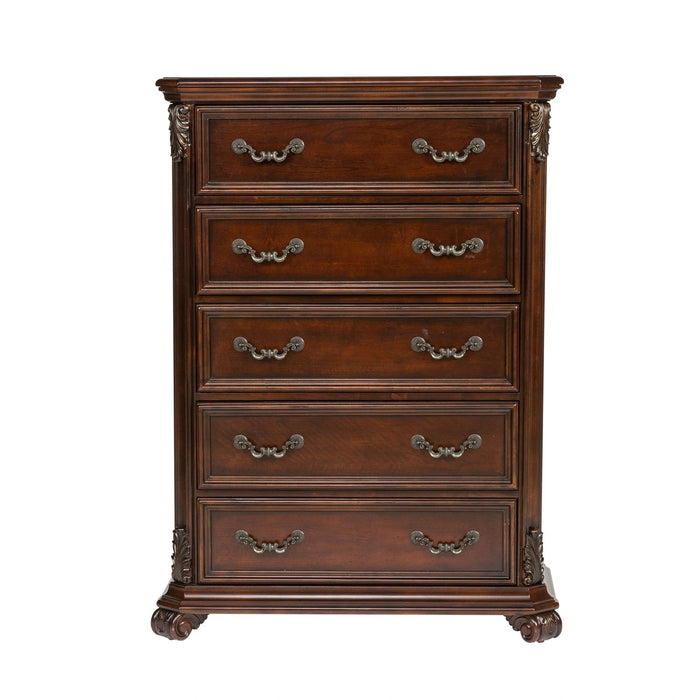 Messina Estates Poster Bed, Dresser & Mirror, Chest, Night Stand image