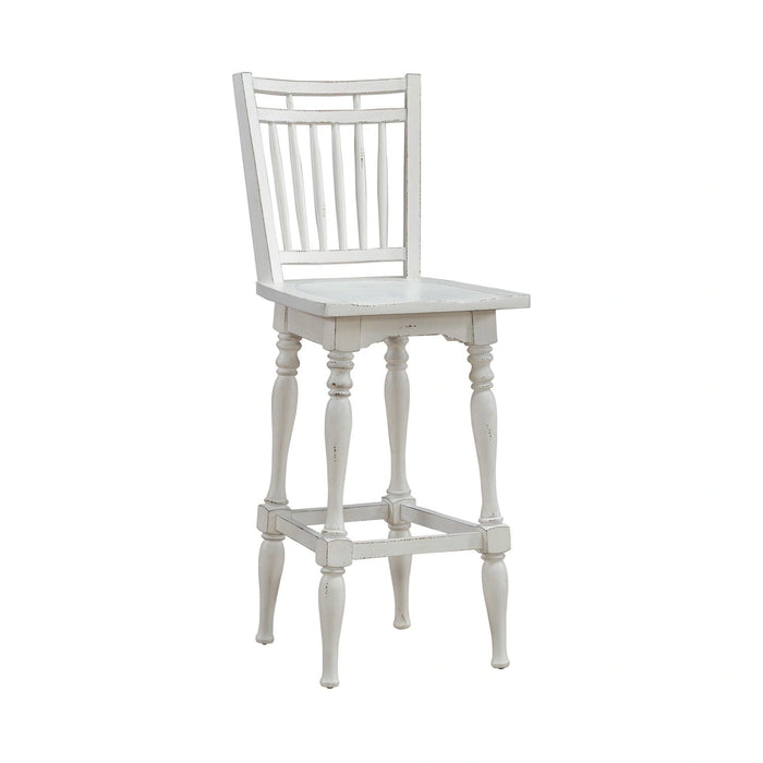 Magnolia Manor Spindle Back Swivel Bar Stool image