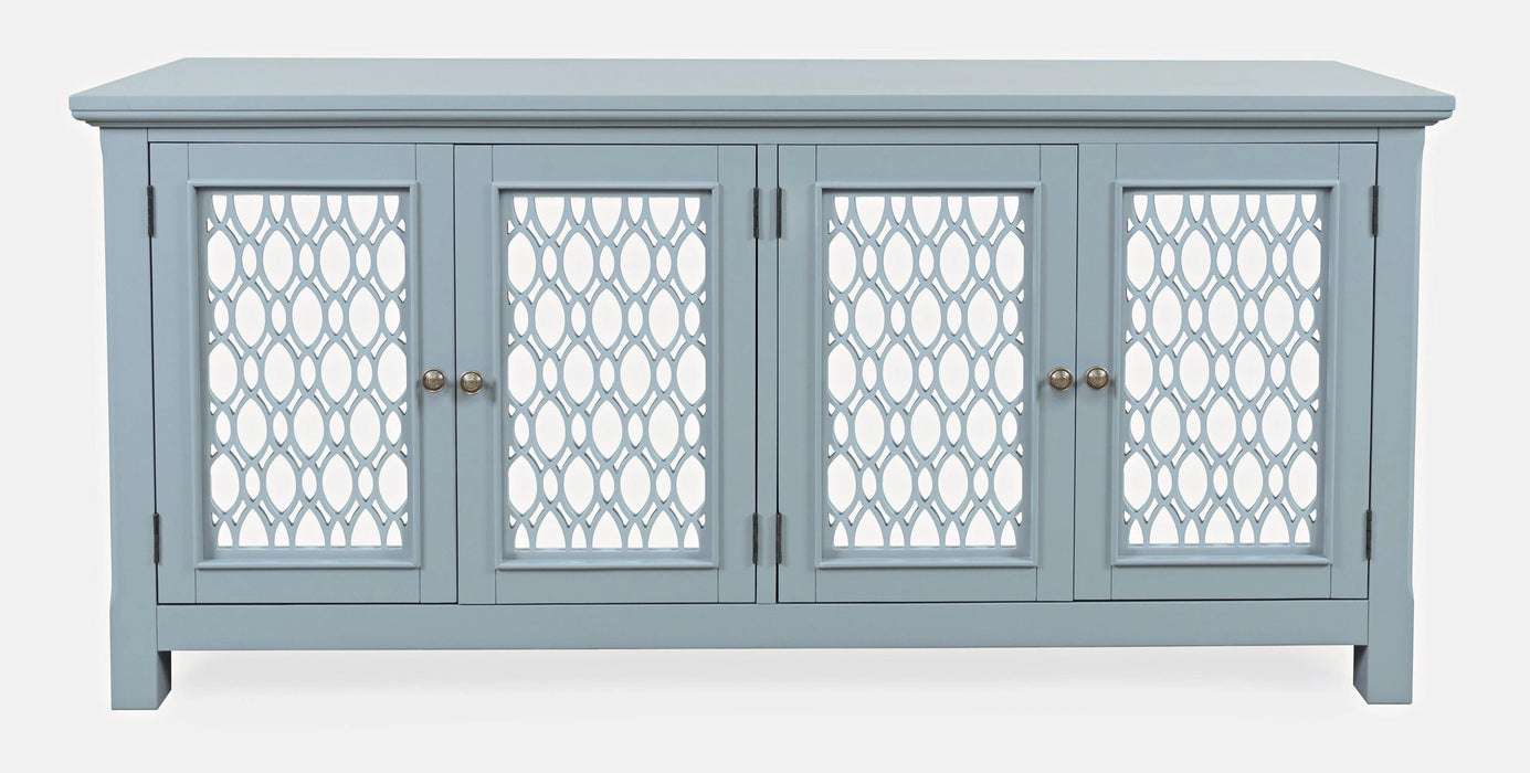 Isabella 69 inch Mirrored Accent Cabinet