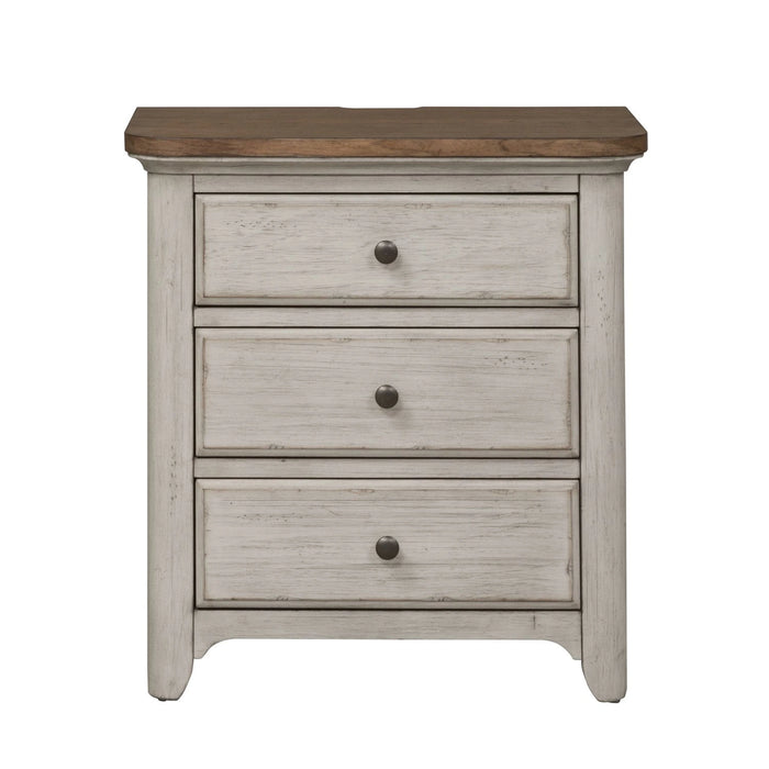 Farmhouse Reimagined Poster Bed, Dresser & Mirror, Night Stand image