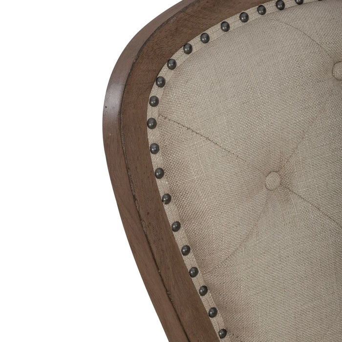 Americana Farmhouse Uph Tufted Back Side Chair image