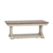 Farmhouse Reimagined Rectangular Cocktail Table in Antique White image