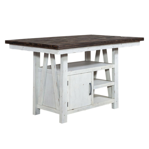 Farmhouse 5 Piece Gathering Table Set image