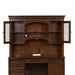 Brayton Manor Jr Executive Credenza Hutch in Cognac image