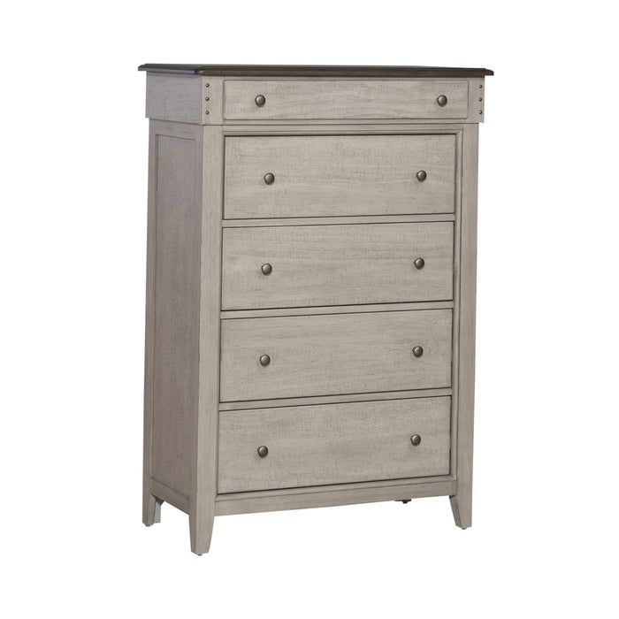 Ivy Hollow 5 Drawer Chest in Weathered Linen image