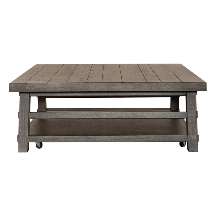 Modern Farmhouse Oversized Square Cocktail Table image