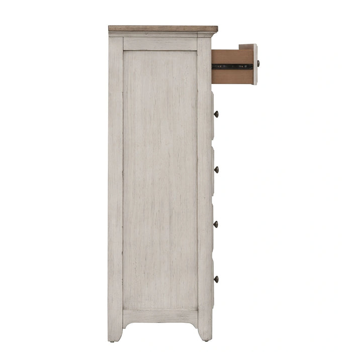 Farmhouse Reimagined Drawer Chest in Antique White image