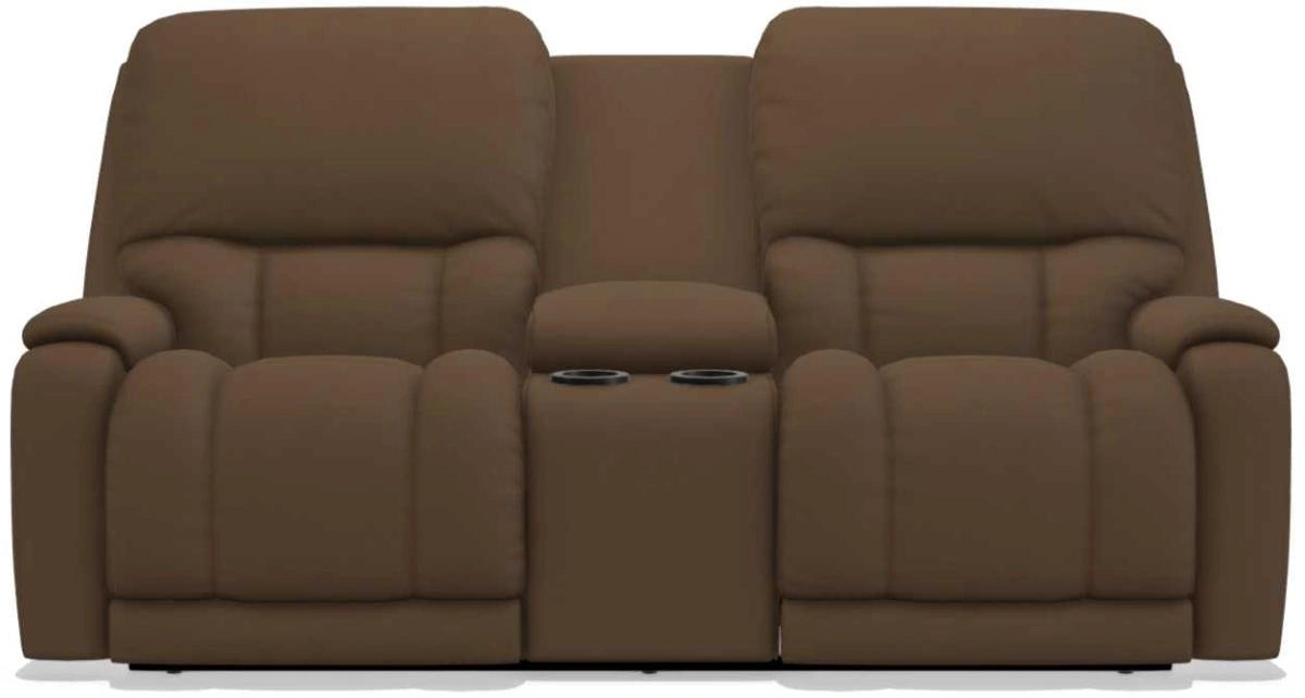 La-Z-Boy Greyson Canyon Power Reclining Loveseat with Headrest And Console
