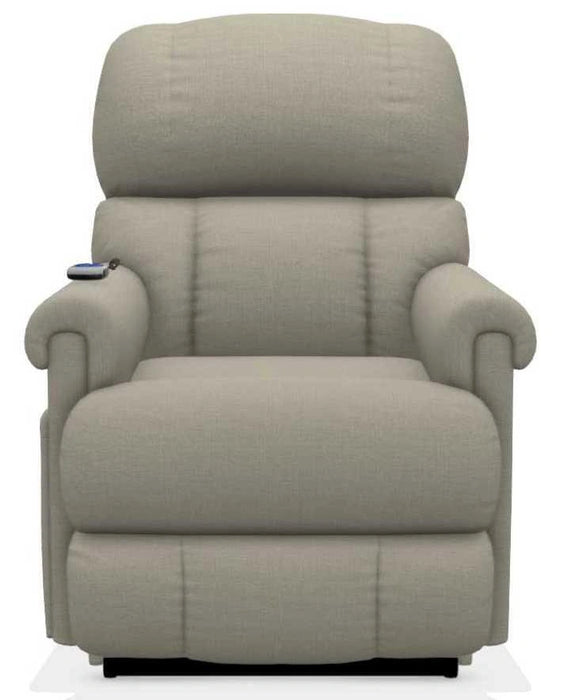 La-Z-Boy Pinnacle Platinum Linen Power Lift Recliner with Headrest and Lumbar