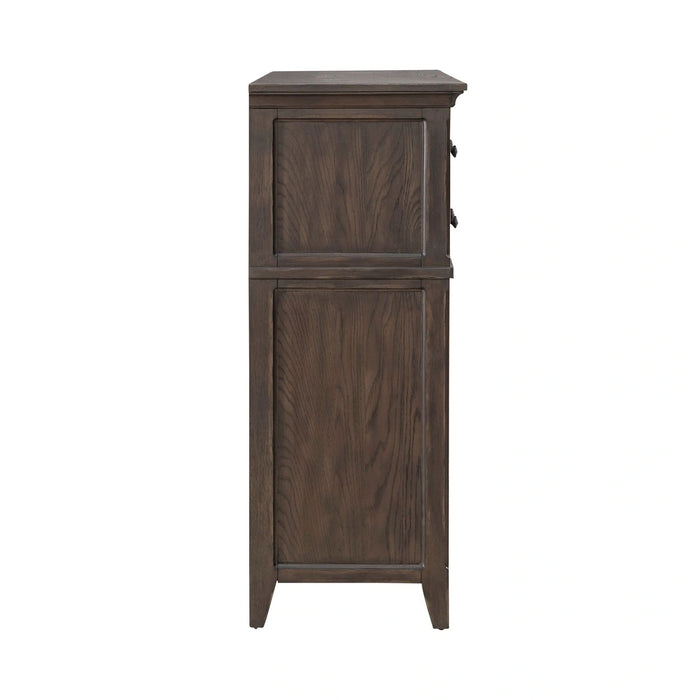 Paradise Valley 10 Drawer Chesser in Saddle Brown image