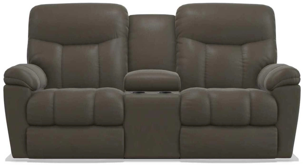 La-Z-Boy Morrison Tar Power Reclining Loveseat with Console