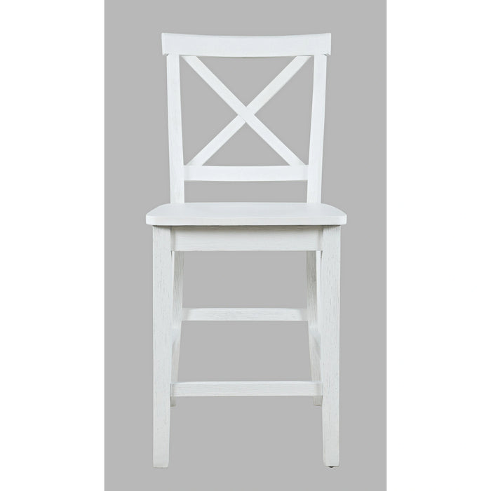 Eastern Tides X Back Counter Stool