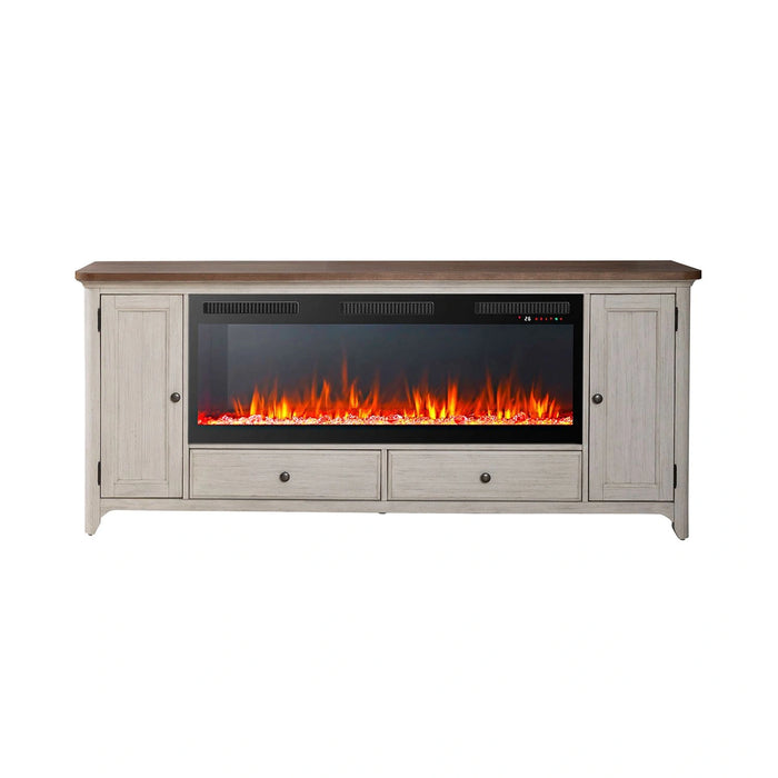Fireplace TV Consoles 652 80 Inch Console w/ Fire FTS image