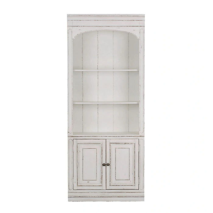 Magnolia Manor Bunching Bookcase in Antique White image