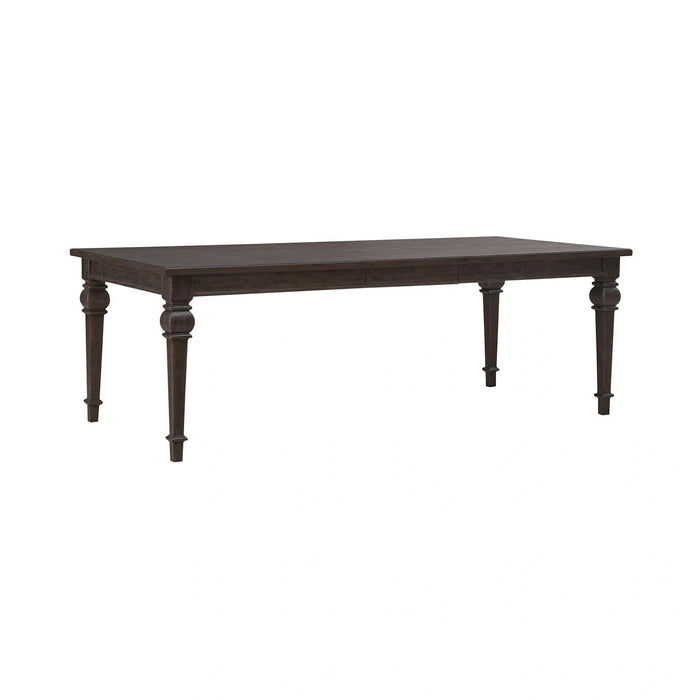 Paradise Valley Rectangular Leg Table in Saddle Brown image