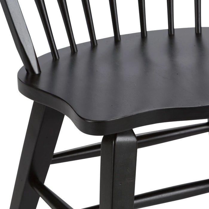 Hearthstone Ridge Windsor Back Side Chair - Black image