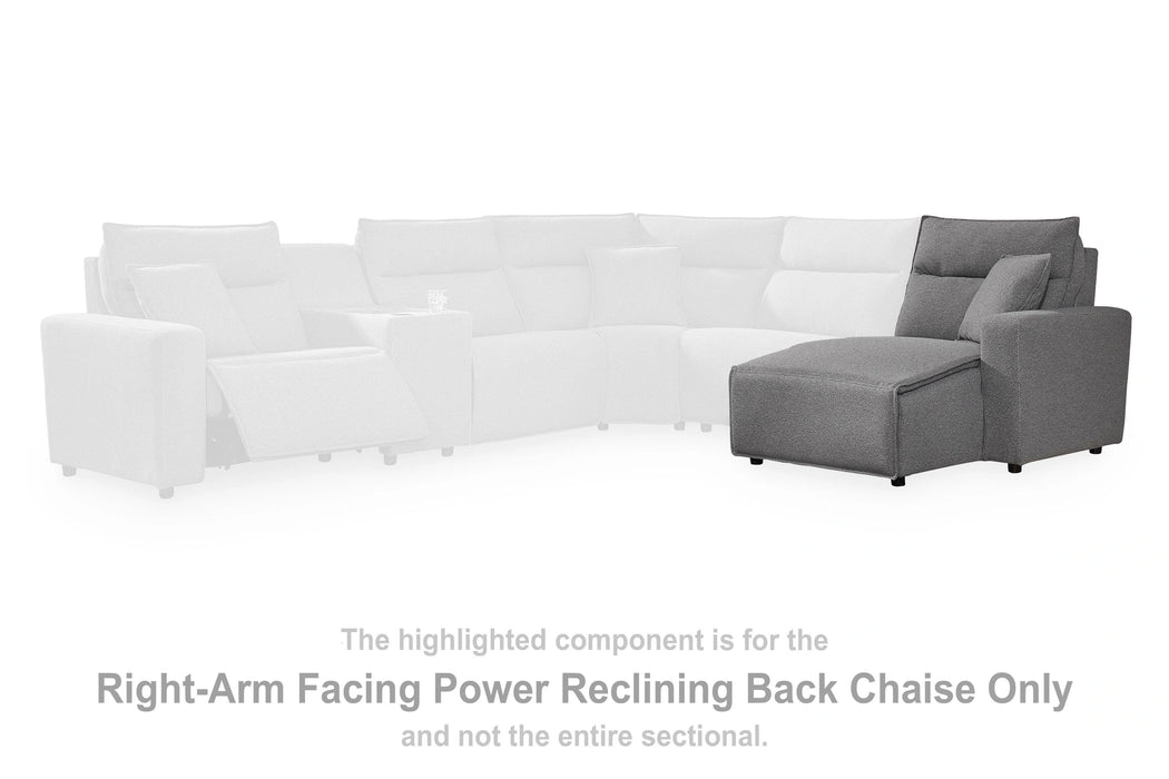 Modmax II Power Reclining Sectional with Chaise and Audio Consoles