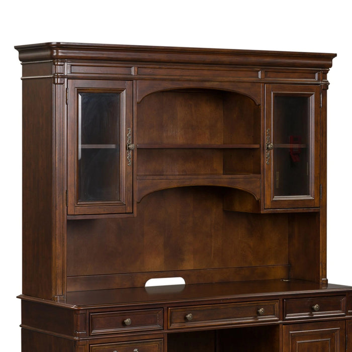 Brayton Manor Jr Executive Credenza Hutch in Cognac image