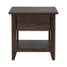 Paradise Valley Rectangular End Table in Saddle Brown image