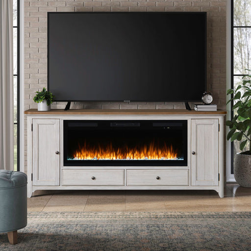 Fireplace TV Consoles 652 80 Inch Console w/ Fire FT image