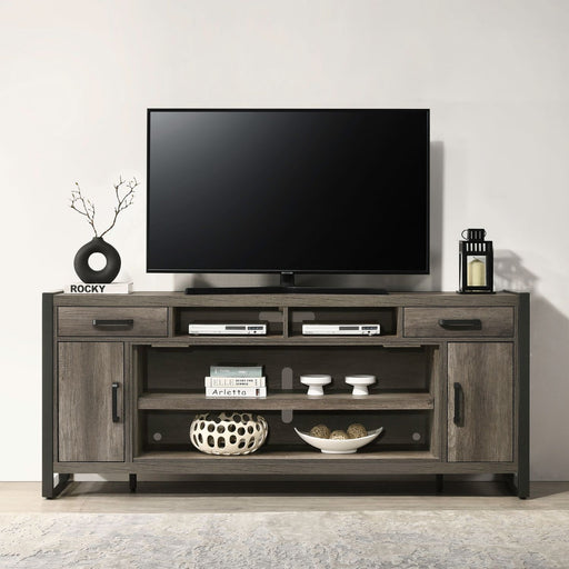 Fireplace TV Consoles 686 78 Inch Console w/ Fire FTS - Plourde Furniture Co (Caribou, ME)