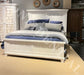 Liberty Furniture River Place King Panel Bed in Riverstone White image