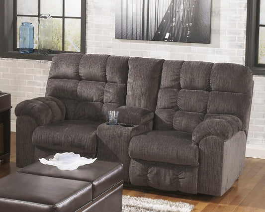 Acieona DBL Rec Loveseat w/Console