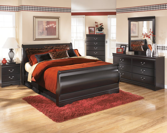 Huey Vineyard  Sleigh Bed