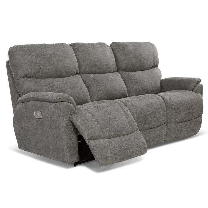 Trouper Power Reclining Sofa w/ Headrest & Lumbar