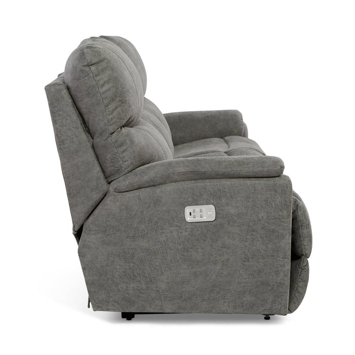 Trouper Power Reclining Sofa w/ Headrest & Lumbar