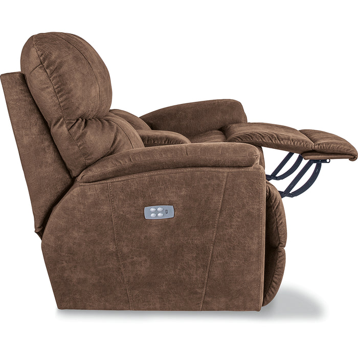 Trouper Power Reclining Loveseat w/ Headrest & Console