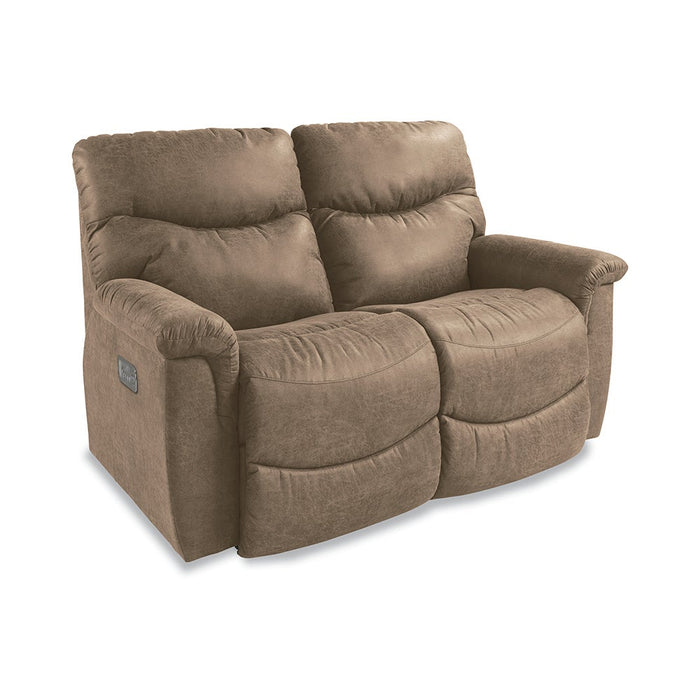 James Power Reclining Loveseat w/ Headrest