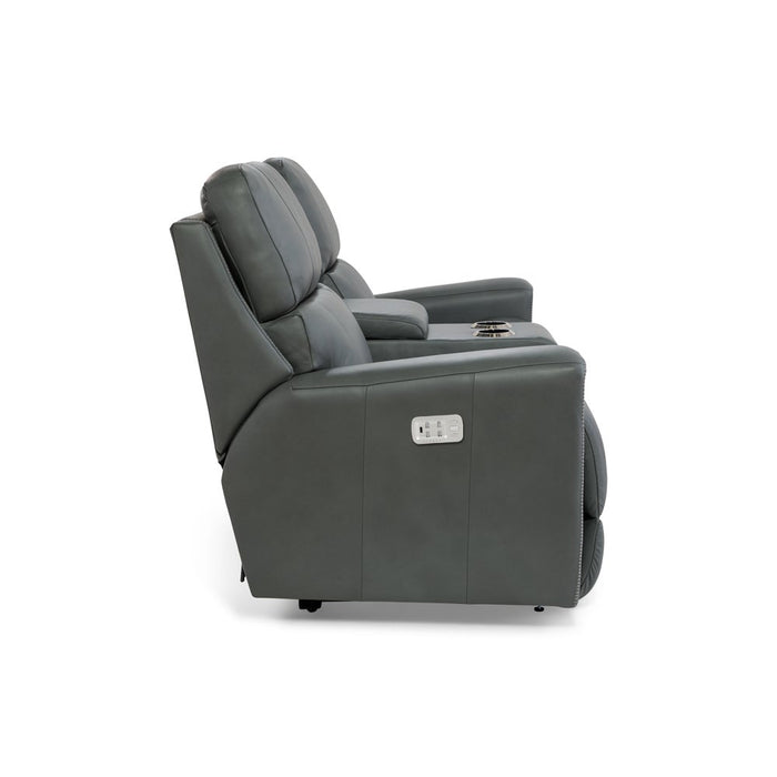 Apollo Power Reclining Sofa w/ Console Headrest & Lumbar