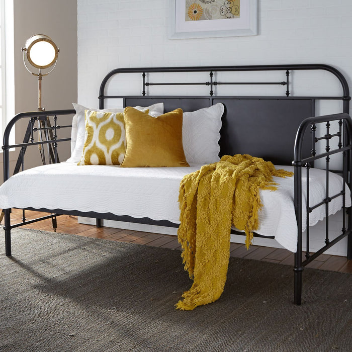 Vintage Series - Twin Metal Day Bed - Black