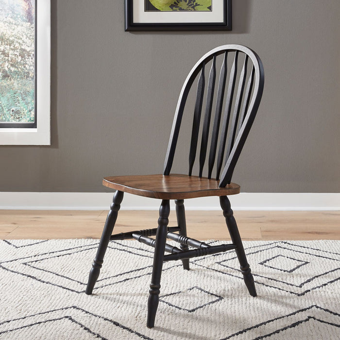 Carolina Crossing - Windsor Side Chair- Black