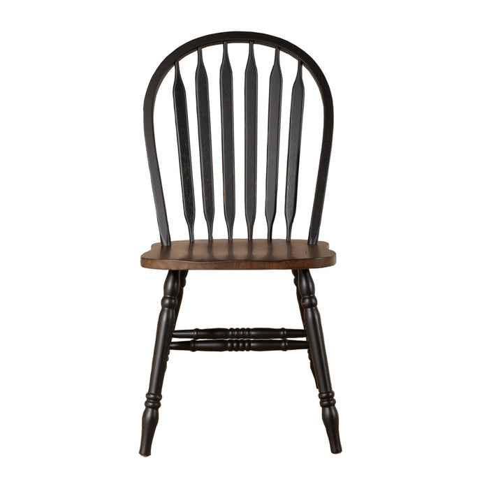 Carolina Crossing - Windsor Side Chair- Black